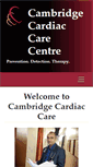 Mobile Screenshot of cambridgecardiaccare.com